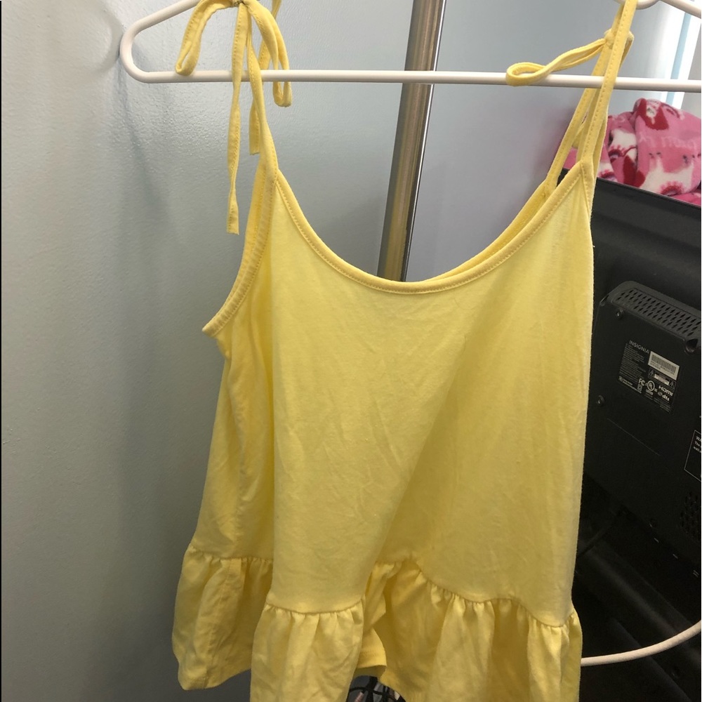 POOF peplum tank